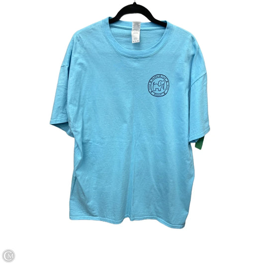Top Short Sleeve By Clothes Mentor In Blue, Size: Xl