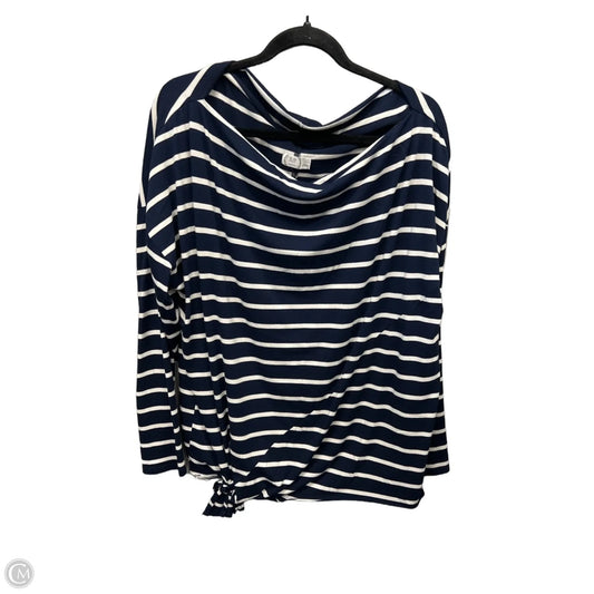 Top Long Sleeve By Maurices In Blue, Size: 2x