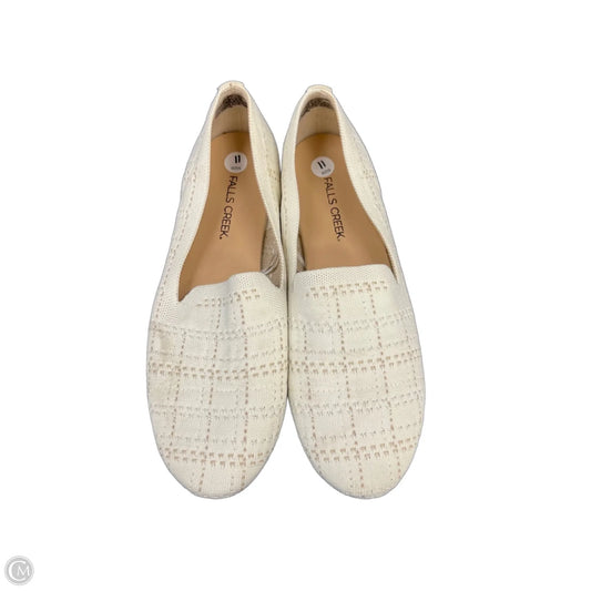 Shoes Flats By Falls Creek In Cream, Size: 11