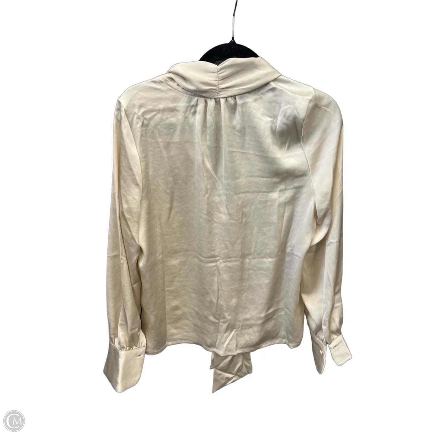 Top Long Sleeve By Francesca's In Cream, Size: L