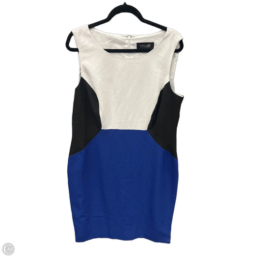 Dress Casual Midi By Black Label In Multi-colored, Size: Xl