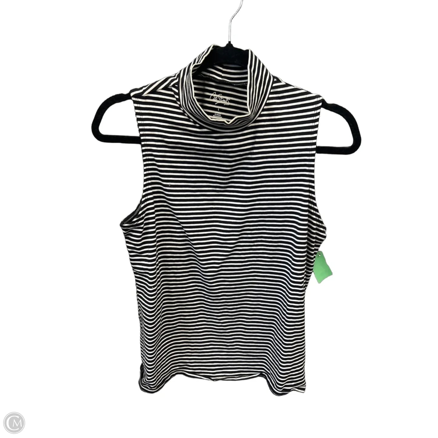 Top Sleeveless By Clothes Mentor In Striped Pattern, Size: L