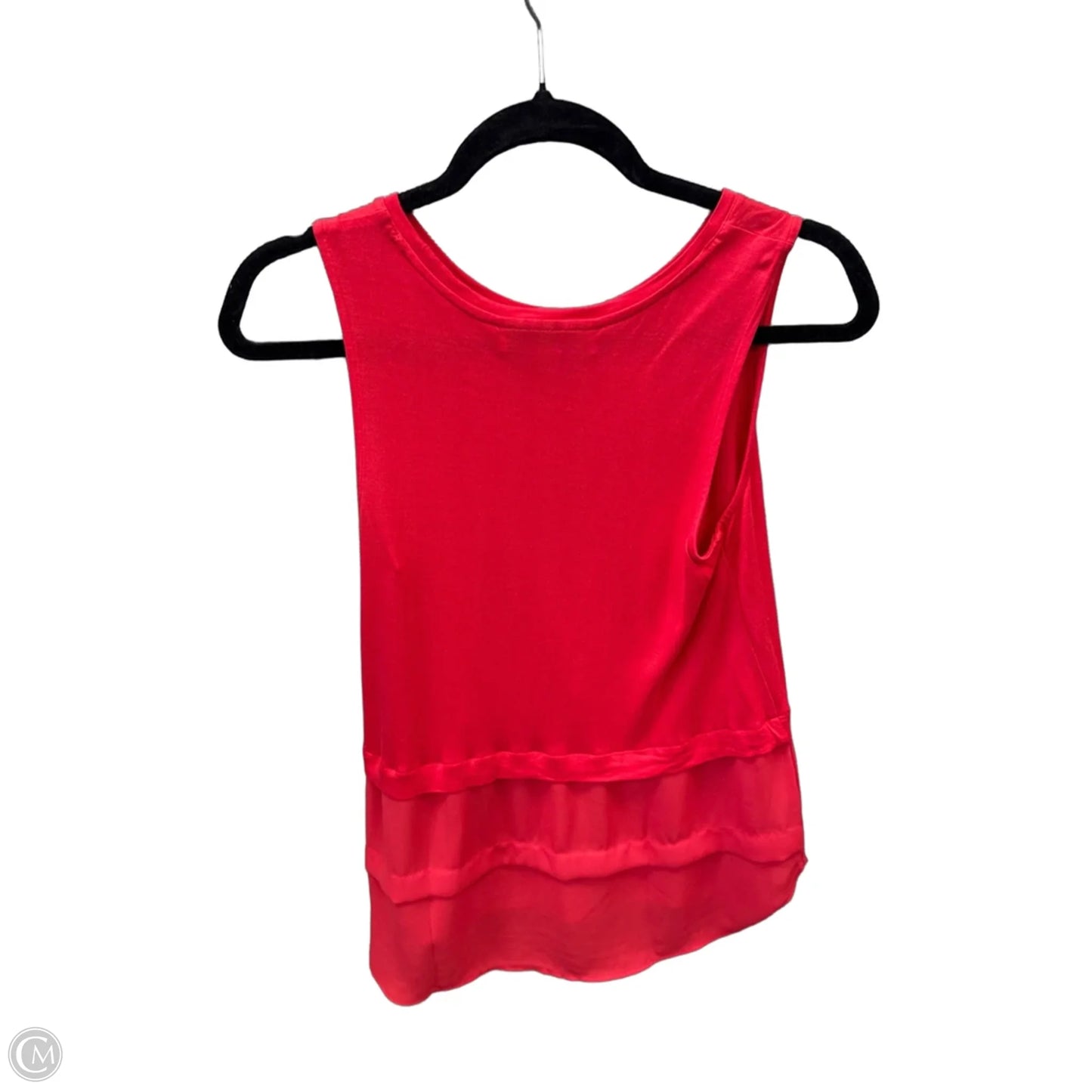 Top Sleeveless By Loft In Red, Size: S