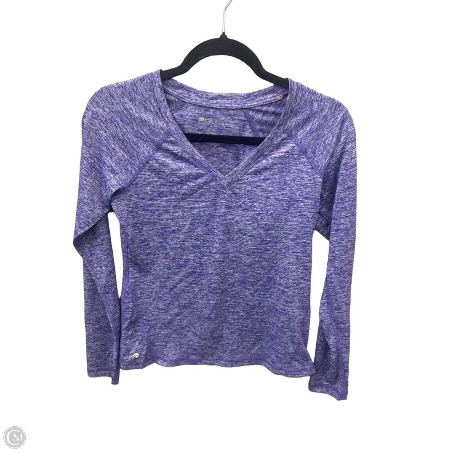 Athletic Top Long Sleeve Collar By Ideology In Purple, Size: Xs