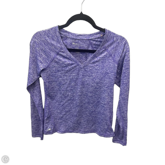 Athletic Top Long Sleeve Collar By Ideology In Purple, Size: Xs