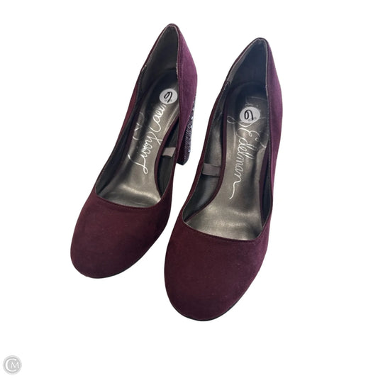 Shoes Heels Block By Libby Edelman In Maroon, Size: 6