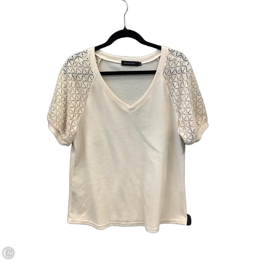 Top Short Sleeve By Merokeety In Pink, Size: Xl