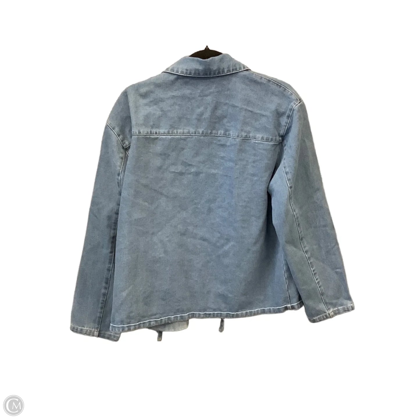 Jacket Denim By Clothes Mentor In Blue Denim, Size: M
