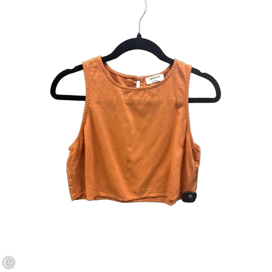 Top Sleeveless By Clothes Mentor In Orange, Size: M