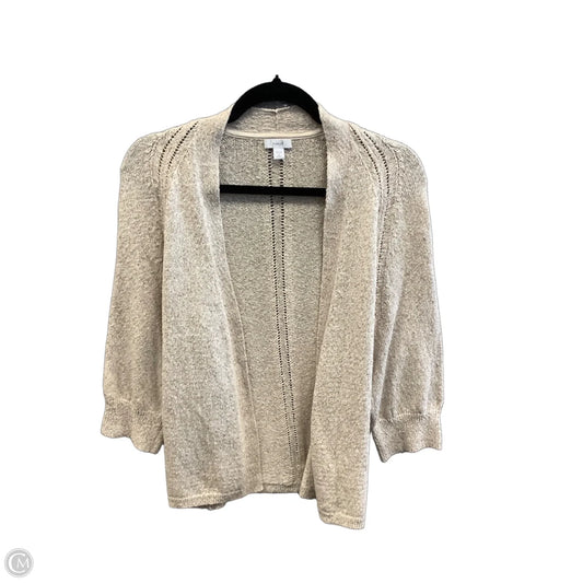 Cardigan By Pure Jill In Tan, Size: M