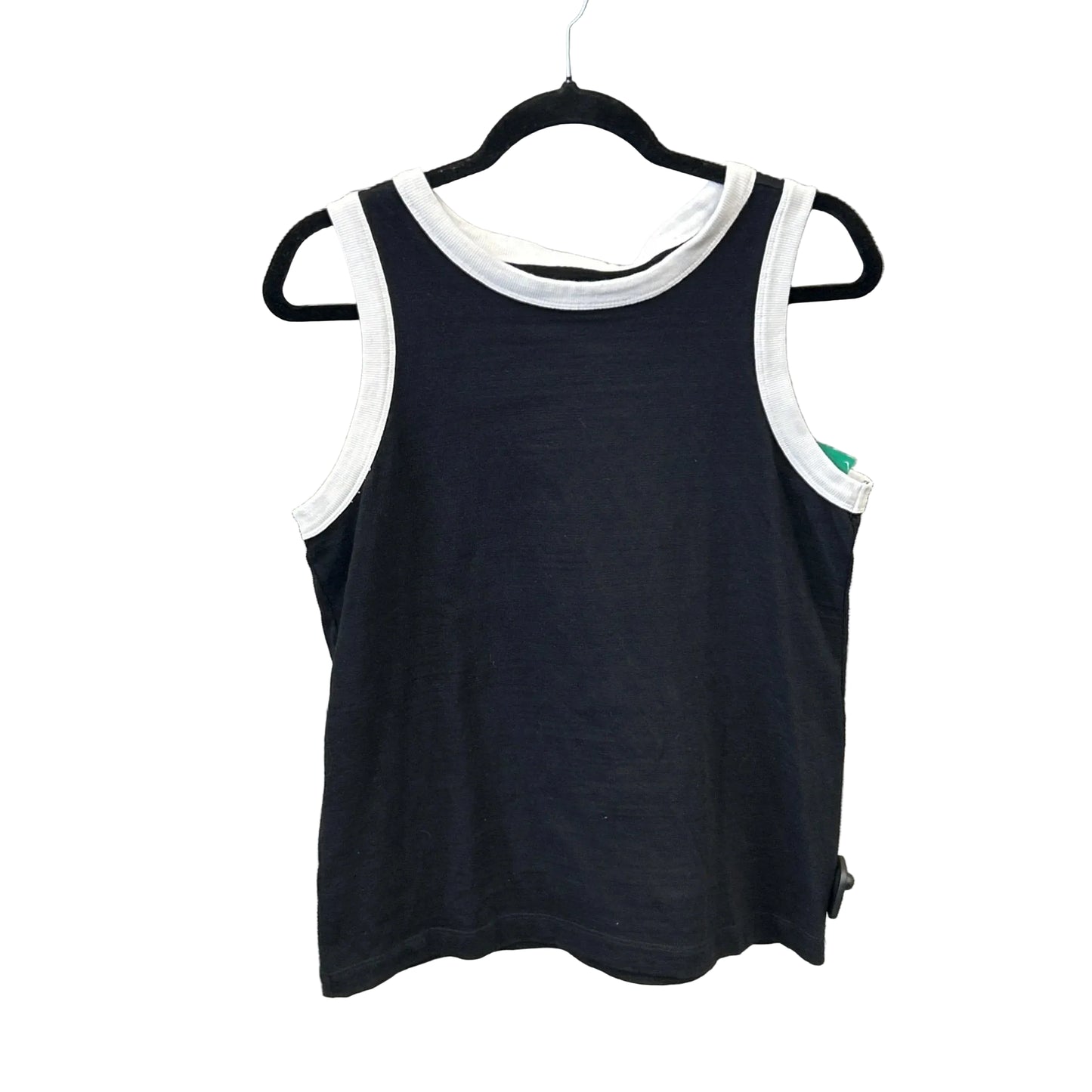 Top Sleeveless By Loft In Black, Size: M