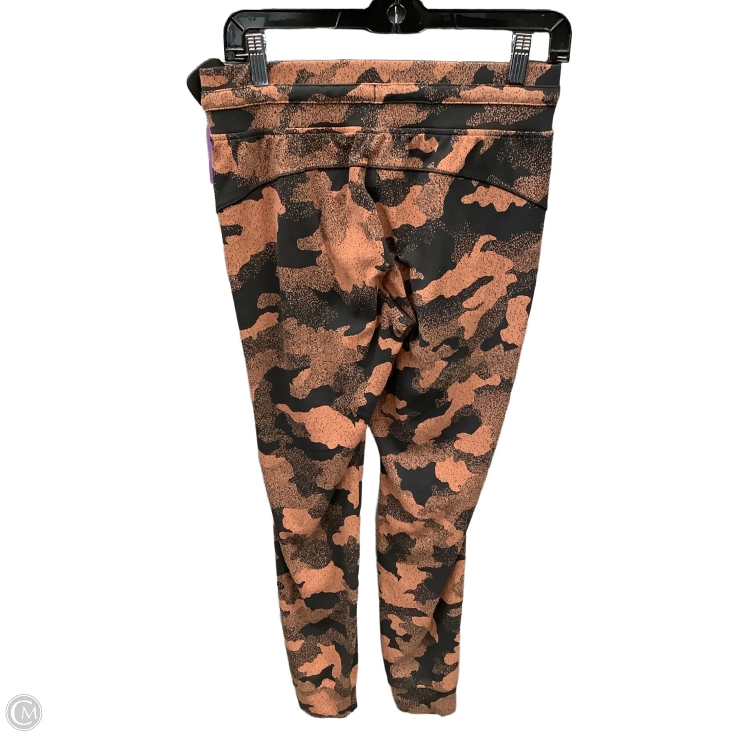 Athletic Pants By Lululemon In Grey & Orange, Size: S