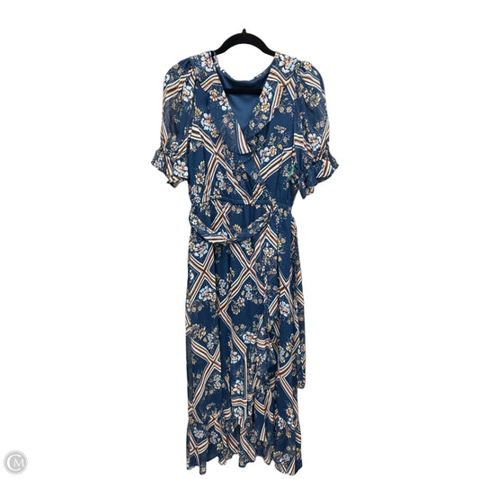 Dress Casual Maxi By Lc Lauren Conrad In Blue, Size: S