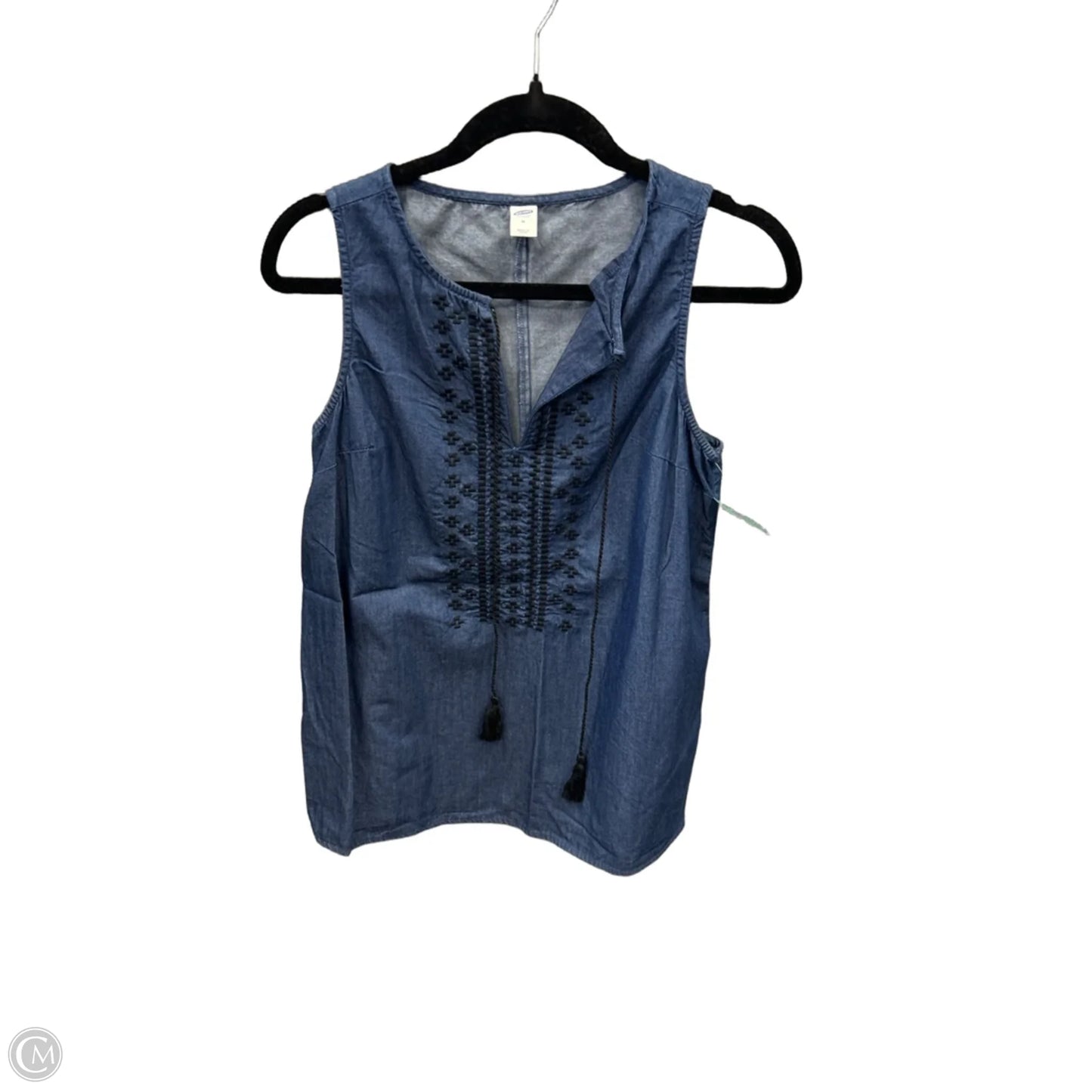 Top Sleeveless By Old Navy In Blue, Size: M