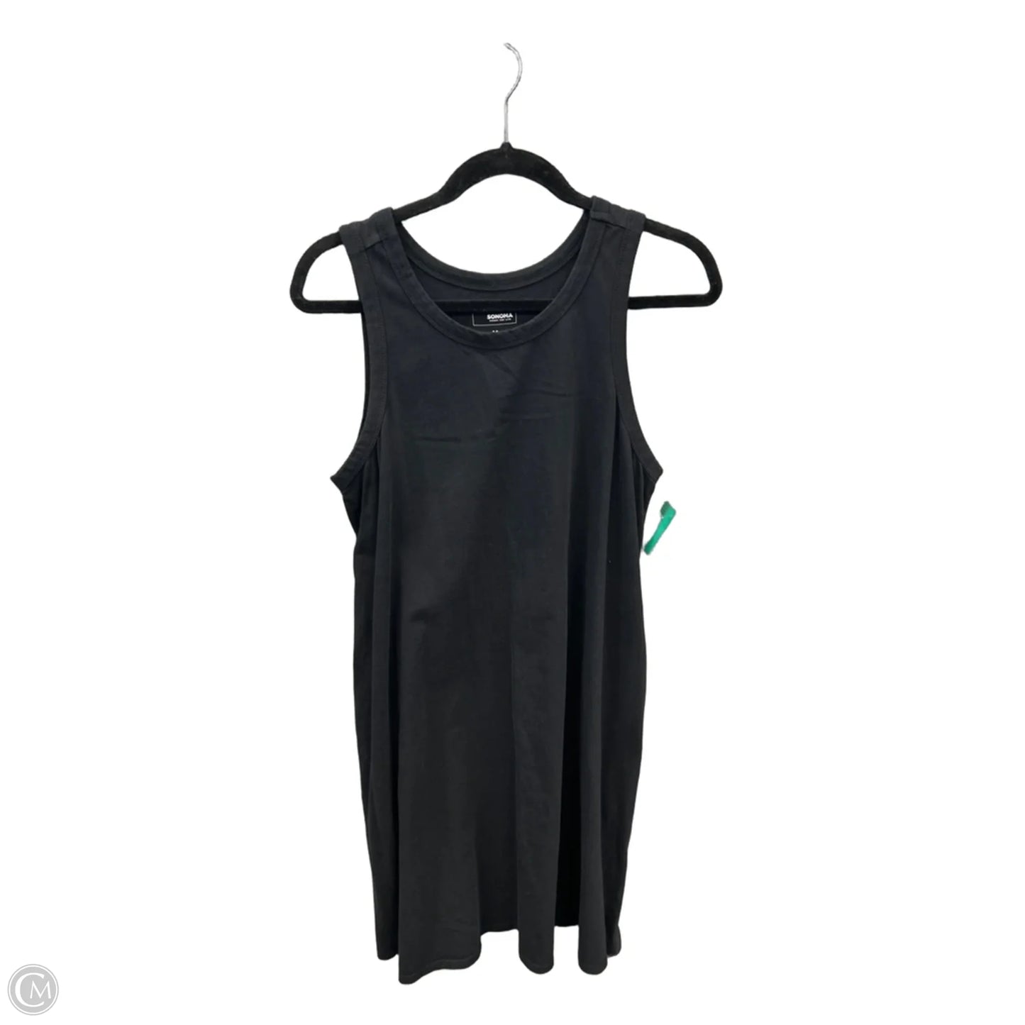 Dress Casual Midi By Sonoma In Black, Size: M