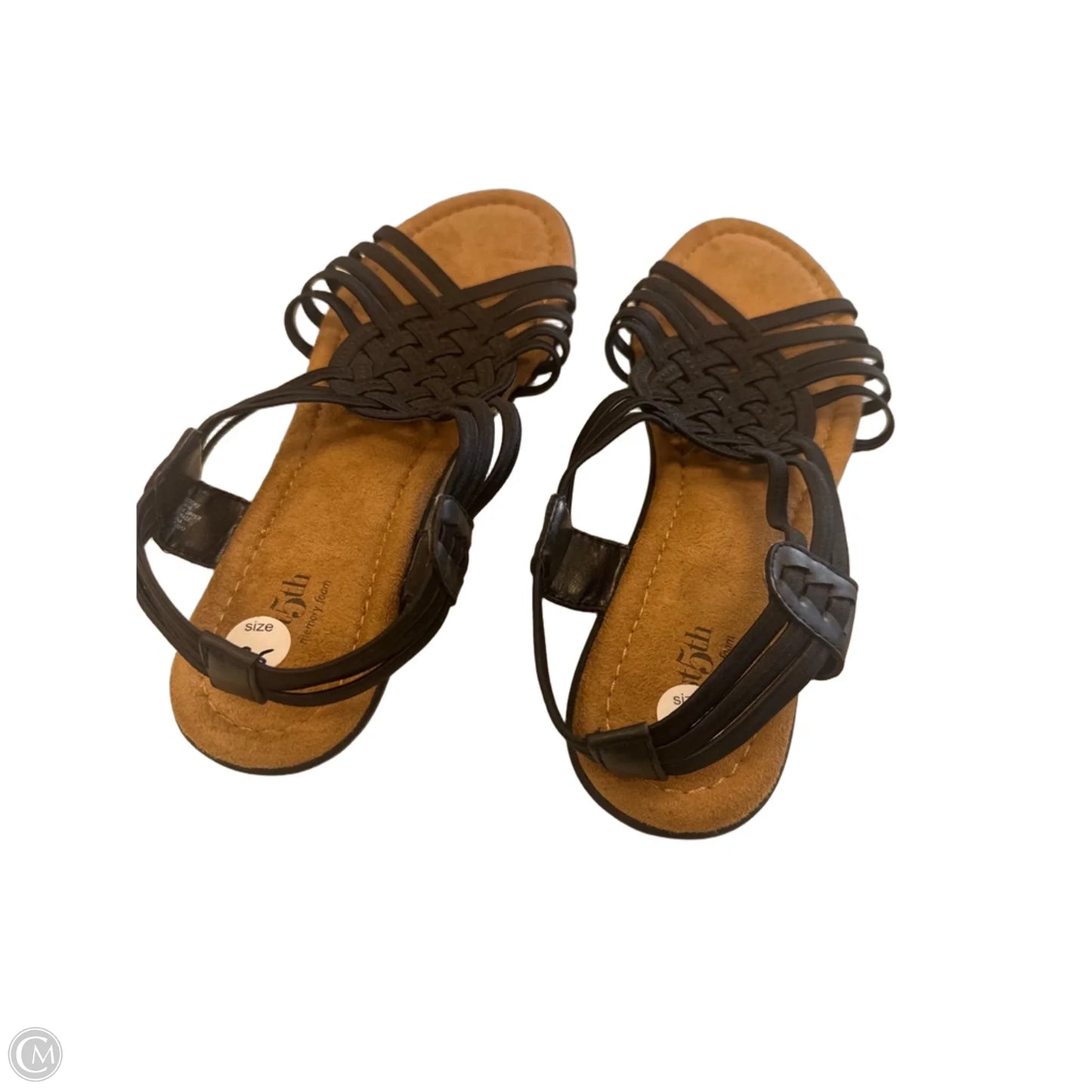 Sandals Flats By East 5th In Black, Size: 9.5