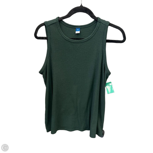 Top Sleeveless By Old Navy In Green, Size: M