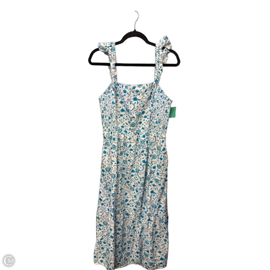 Dress Casual Maxi By Draper James In Blue, Size: Xxl