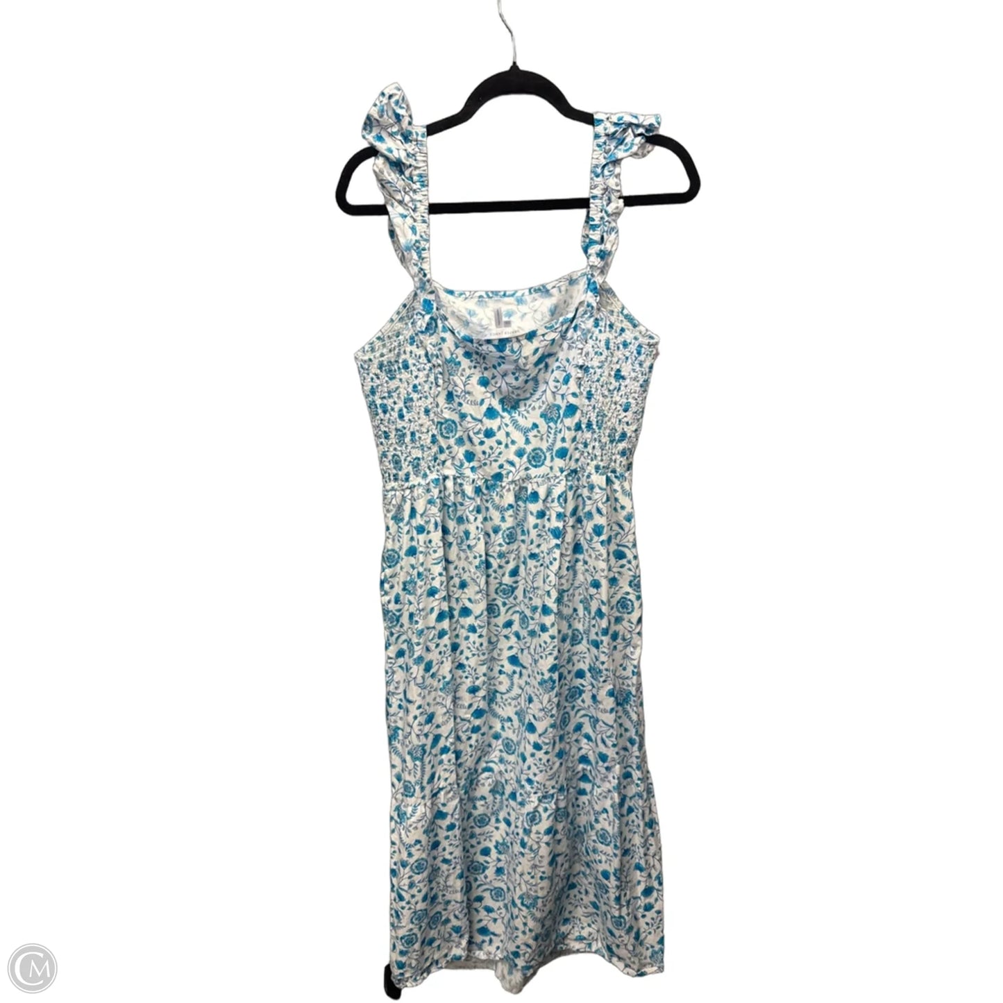 Dress Casual Maxi By Draper James In Blue, Size: Xxl