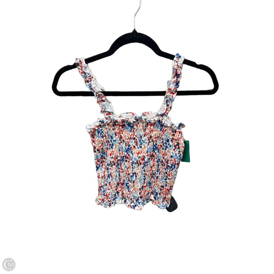 Top Sleeveless By Old Navy In Floral Print, Size: Xs