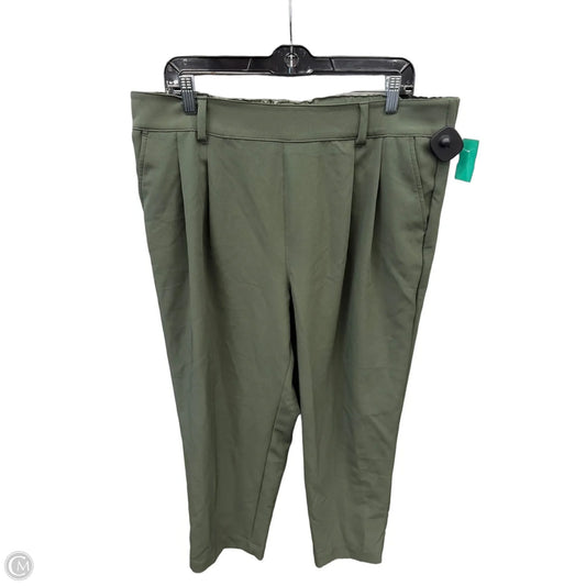 Pants Dress By Loft In Green, Size: 14