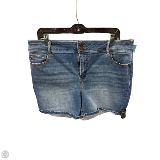 Shorts By Cato In Blue Denim, Size: 12