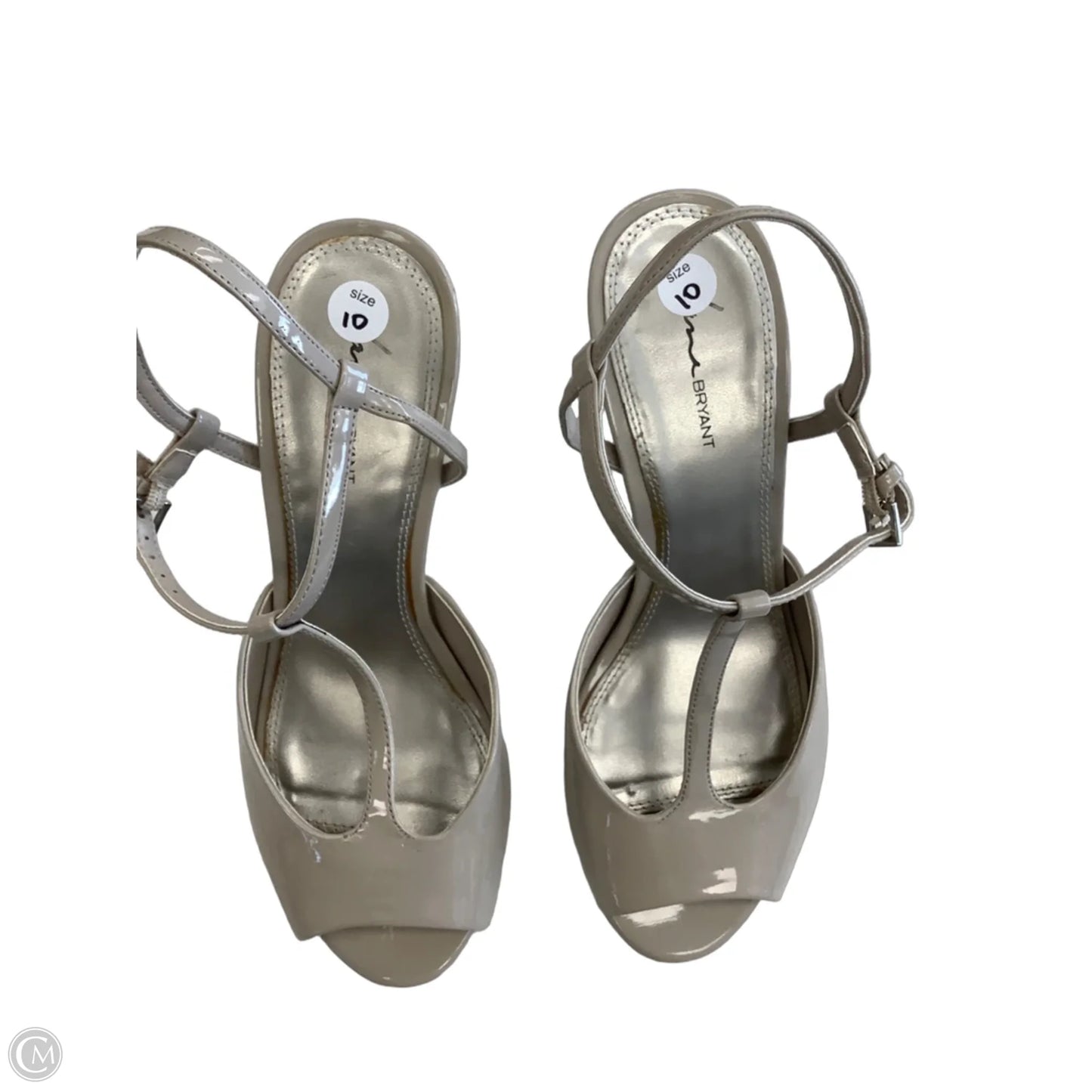 Shoes Heels Stiletto By Lane Bryant In Tan, Size: 10