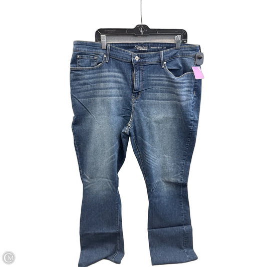 Jeans Boot Cut By Levis In Blue Denim, Size: 20