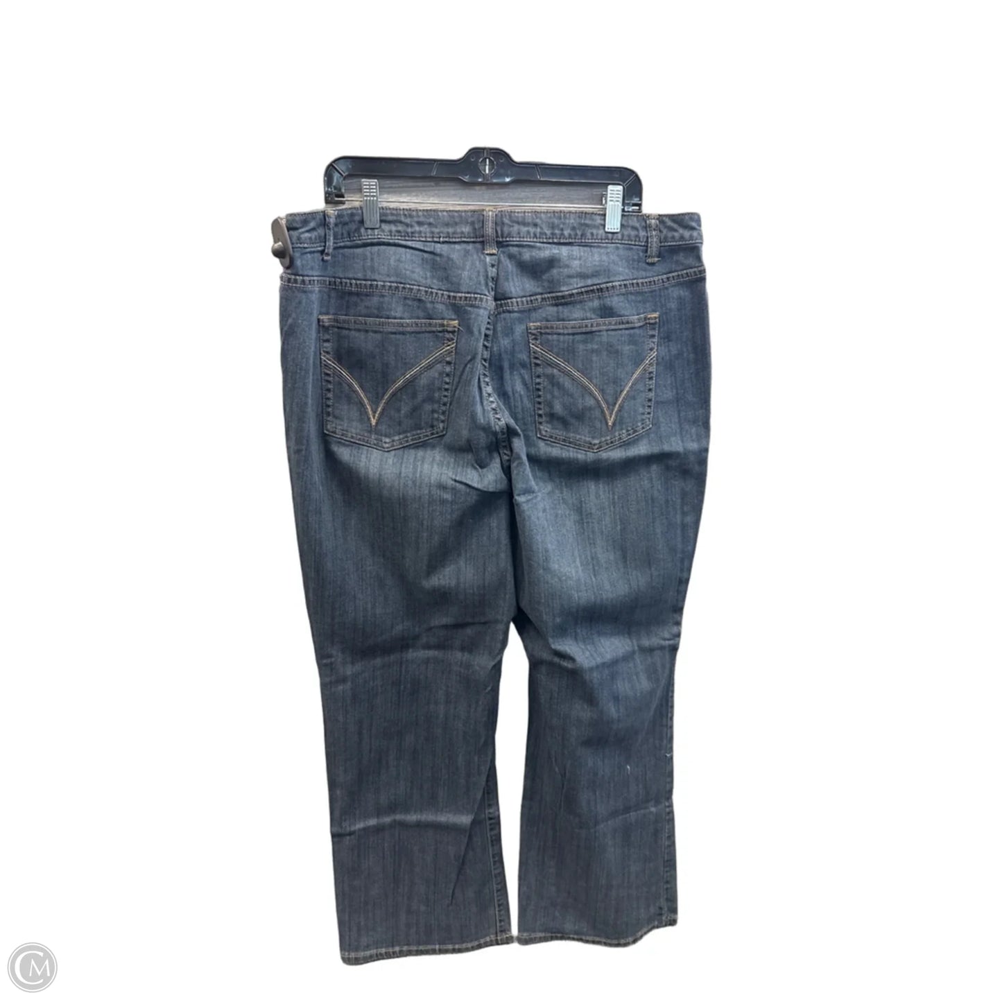 Jeans Straight By Venezia In Blue Denim, Size: 20