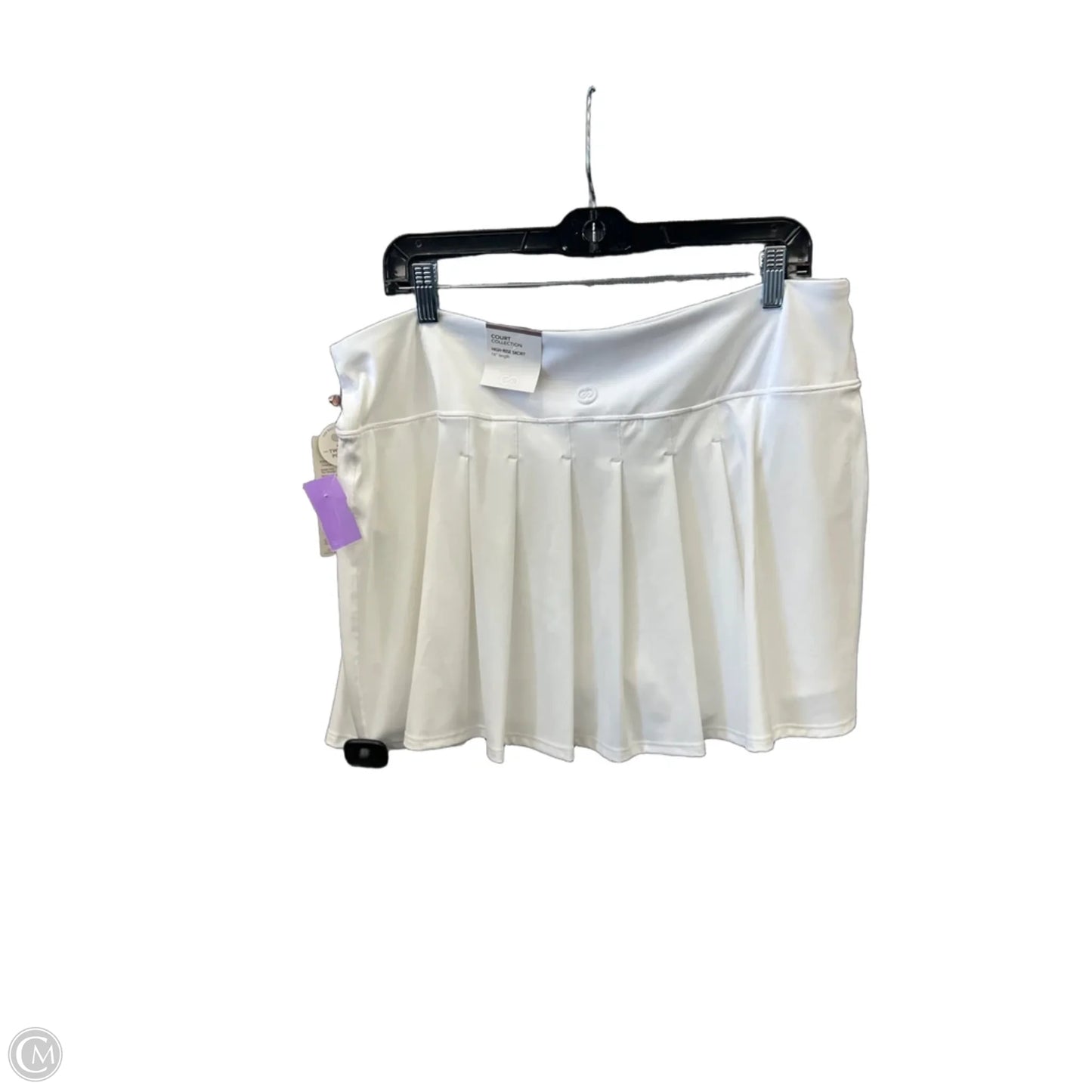 Athletic Skirt By Calia In White, Size: Xl