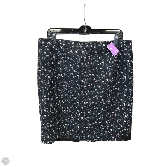 Skirt Midi By Liz Claiborne In Black, Size: 14
