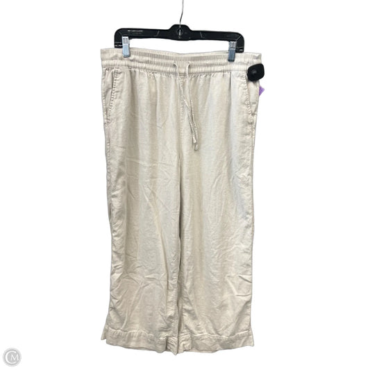 Pants Linen By Time And Tru In Cream, Size: 12