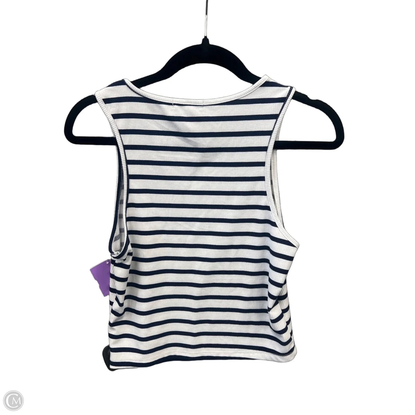Top Sleeveless By Clothes Mentor In Striped Pattern, Size: L