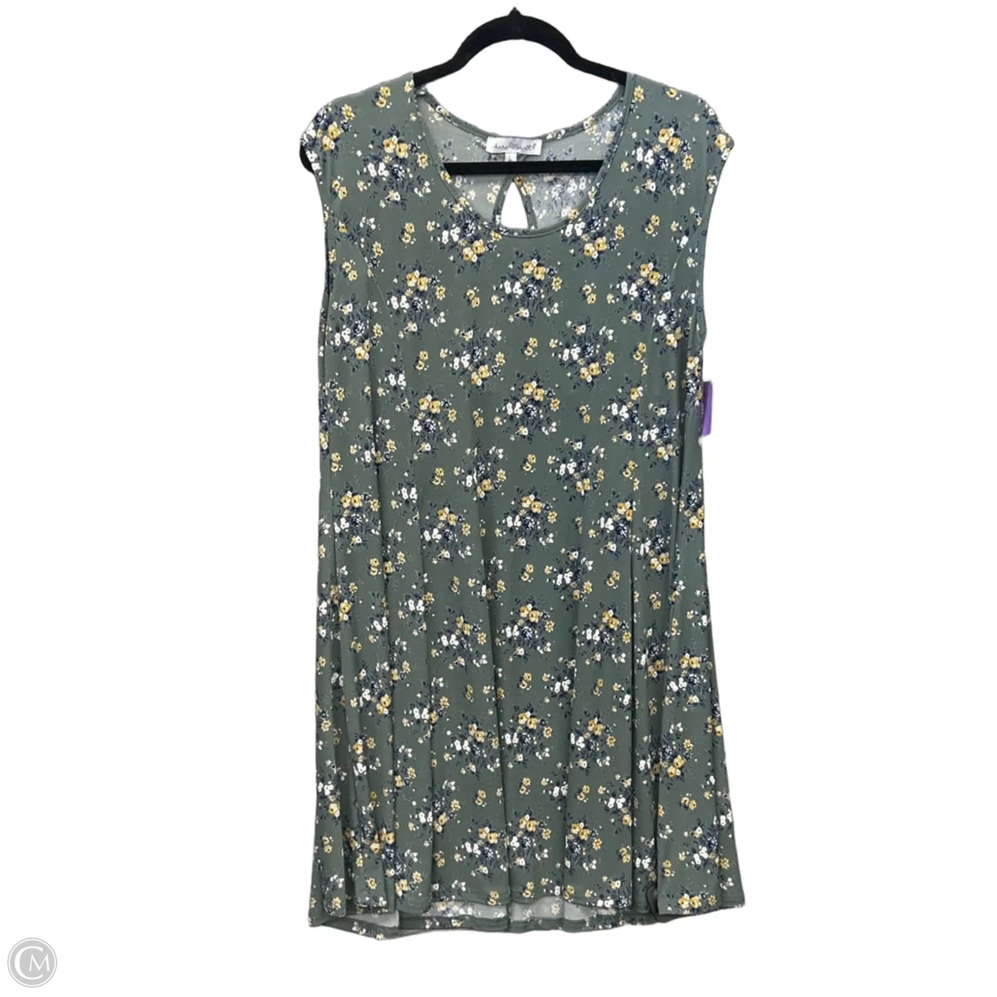Dress Casual Midi By Keren Hart In Green, Size: L