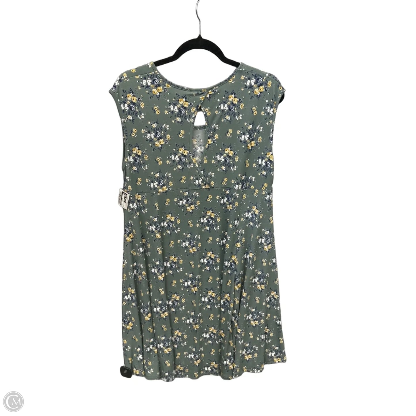 Dress Casual Midi By Keren Hart In Green, Size: L