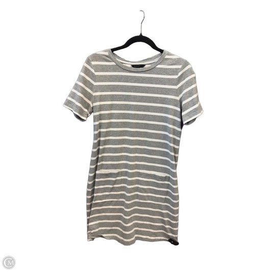 Dress Casual Midi By Banana Republic In Grey, Size: S