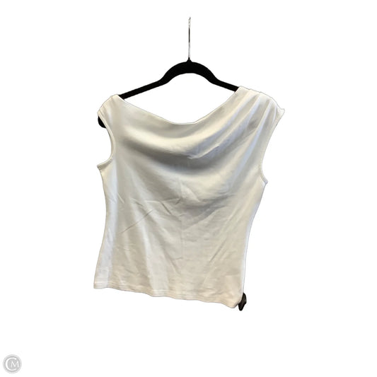 Top Sleeveless By Inc In White, Size: S