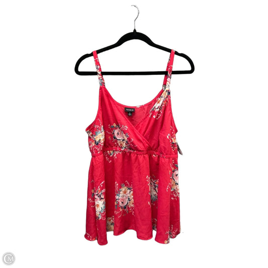 Top Sleeveless By Torrid In Pink, Size: L