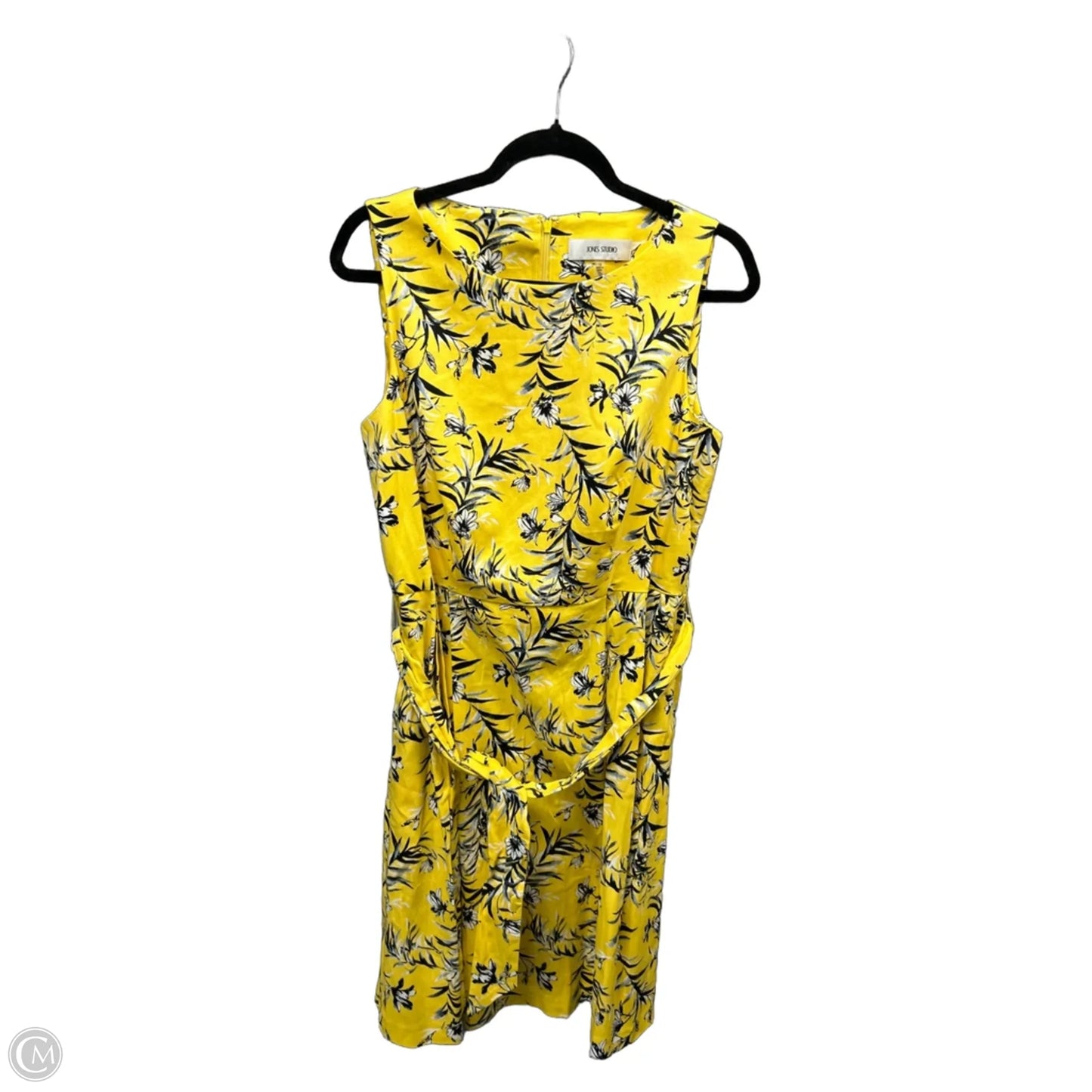 Dress Casual Short By Jones Studio In Yellow, Size: M