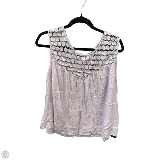 Top Sleeveless By Old Navy In Purple, Size: Xl