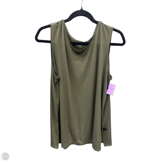 Top Sleeveless By Zenana In Green, Size: Xl