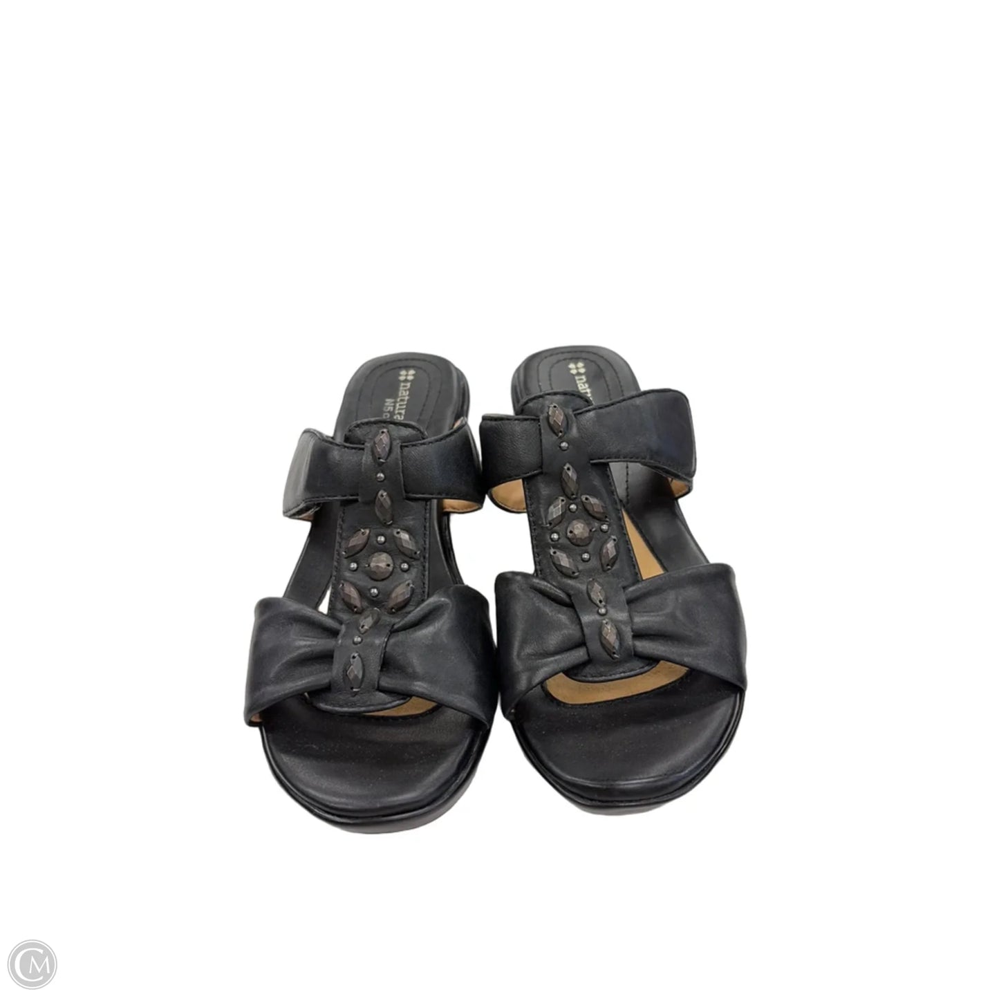 Sandals Heels Block By Naturalizer In Black, Size: 6.5