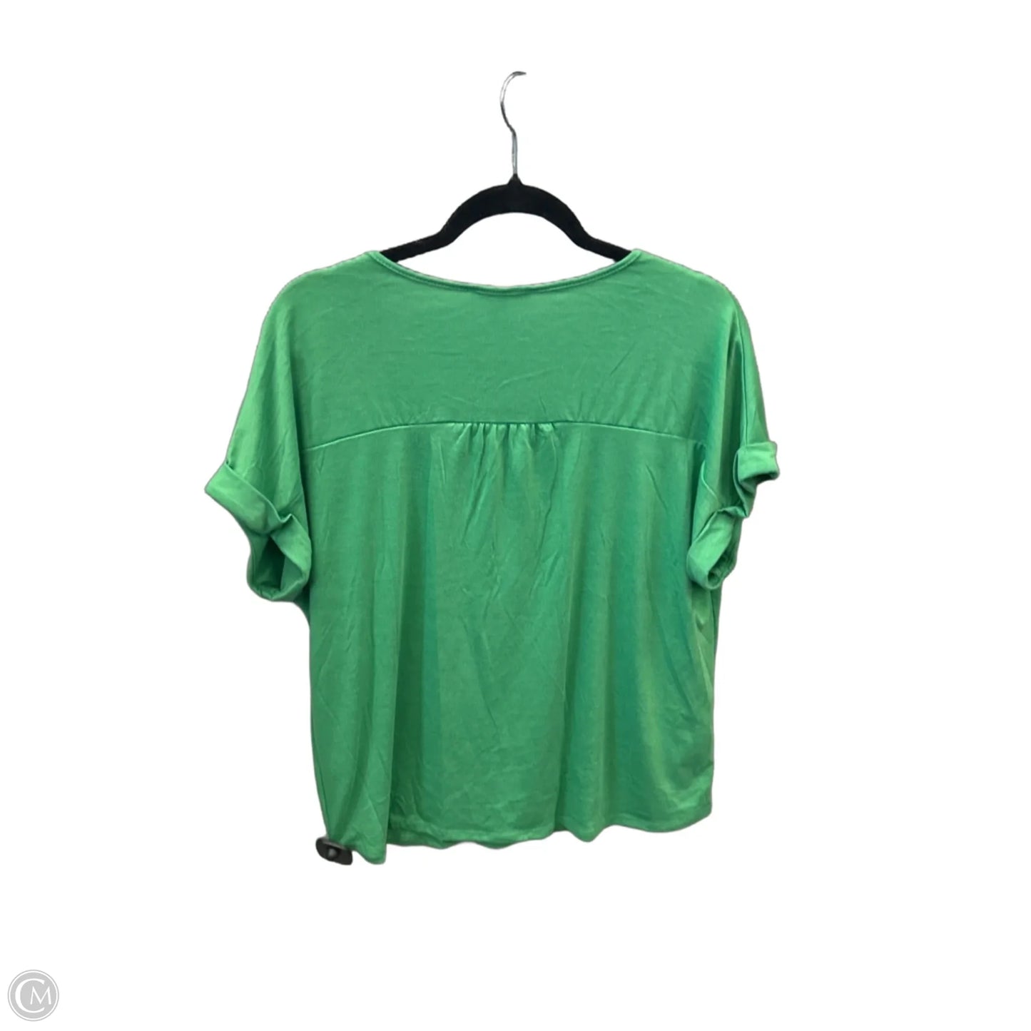 Top Short Sleeve By Clothes Mentor In Green, Size: L