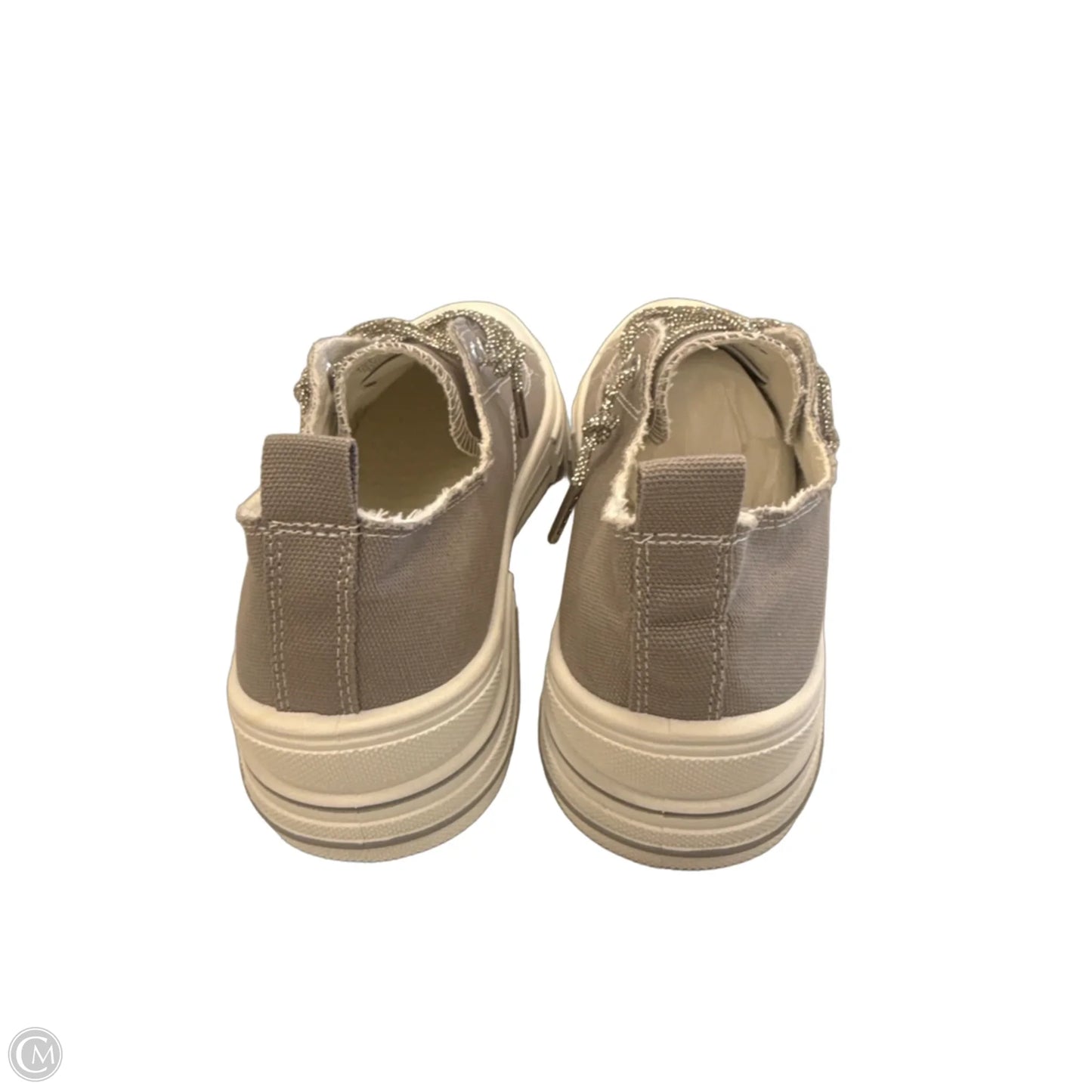 Shoes Flats By Very G In Grey, Size: 8.5