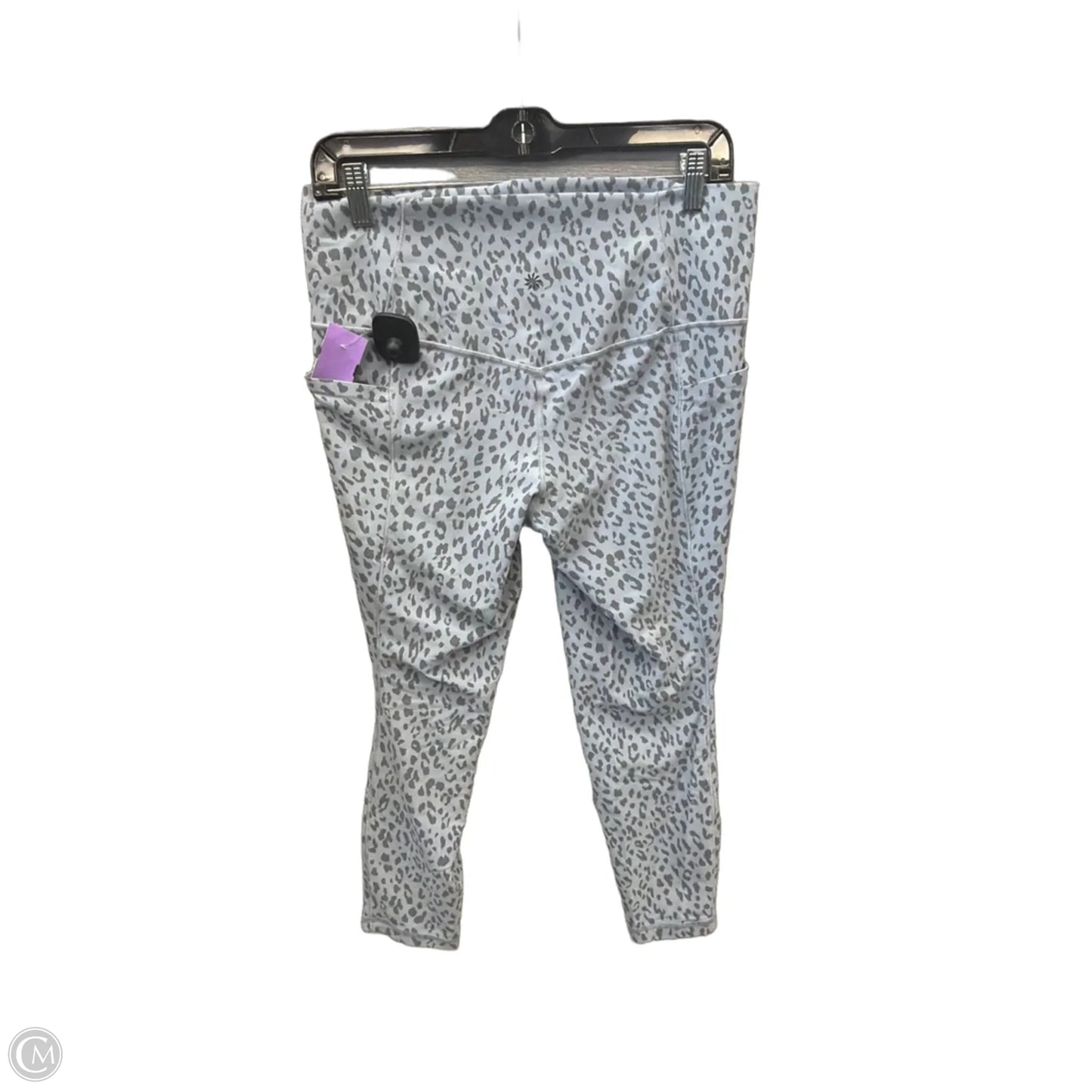 Athletic Leggings By Athleta In Blue, Size: L