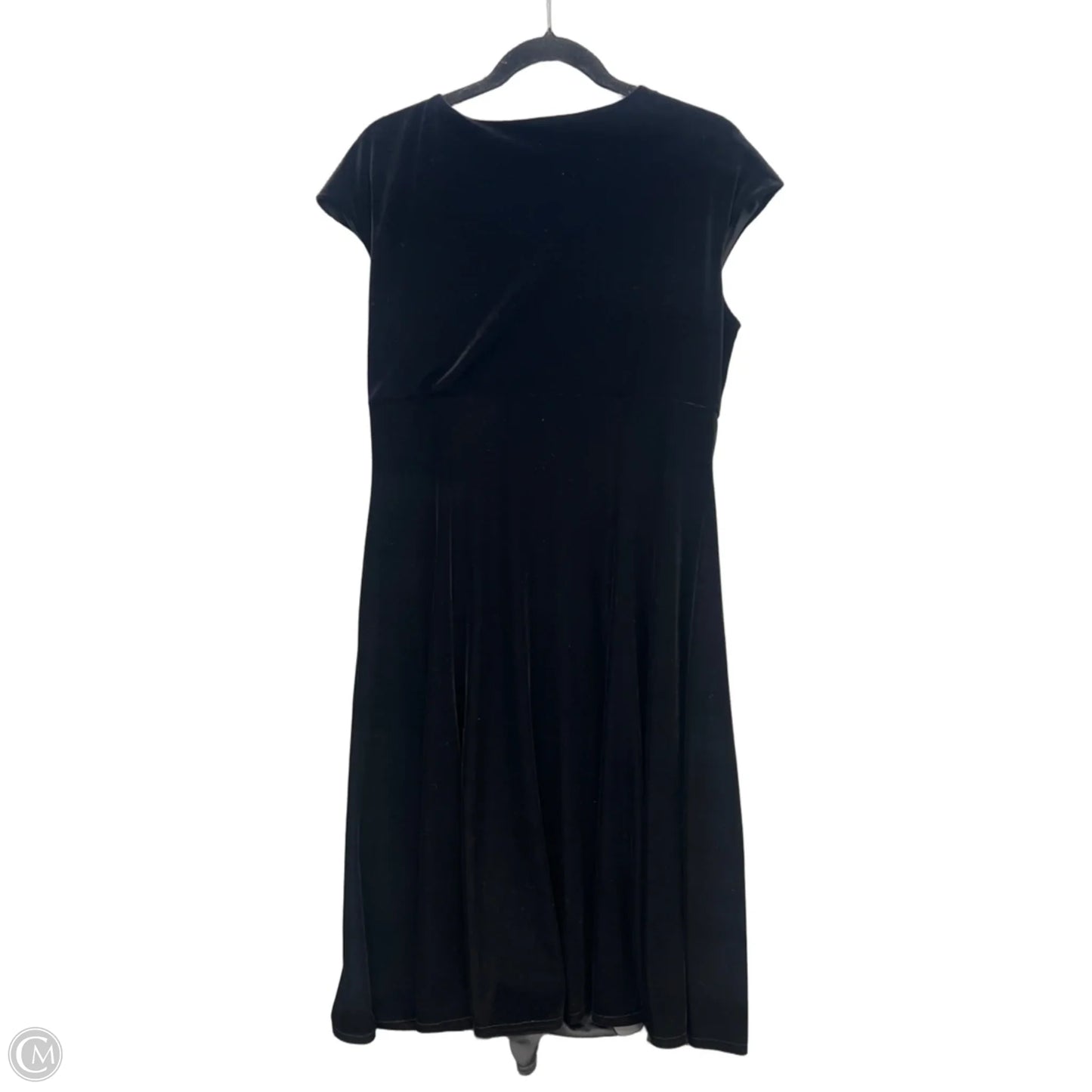 Dress Casual Midi By Jones Wear In Black, Size: Xl