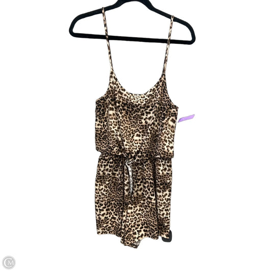 Romper By Ultra Flirt In Animal Print, Size: M