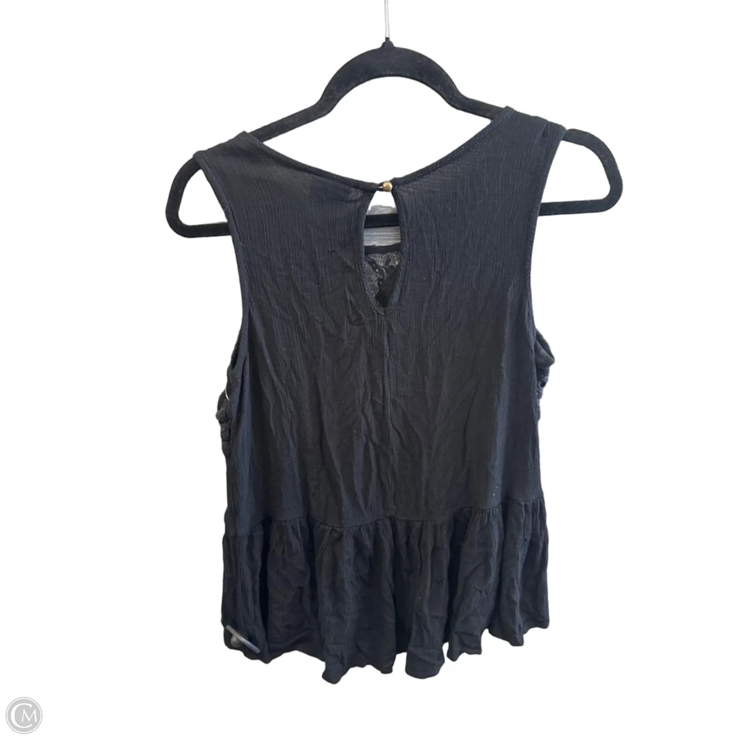 Top Sleeveless By Knox Rose In Black, Size: M