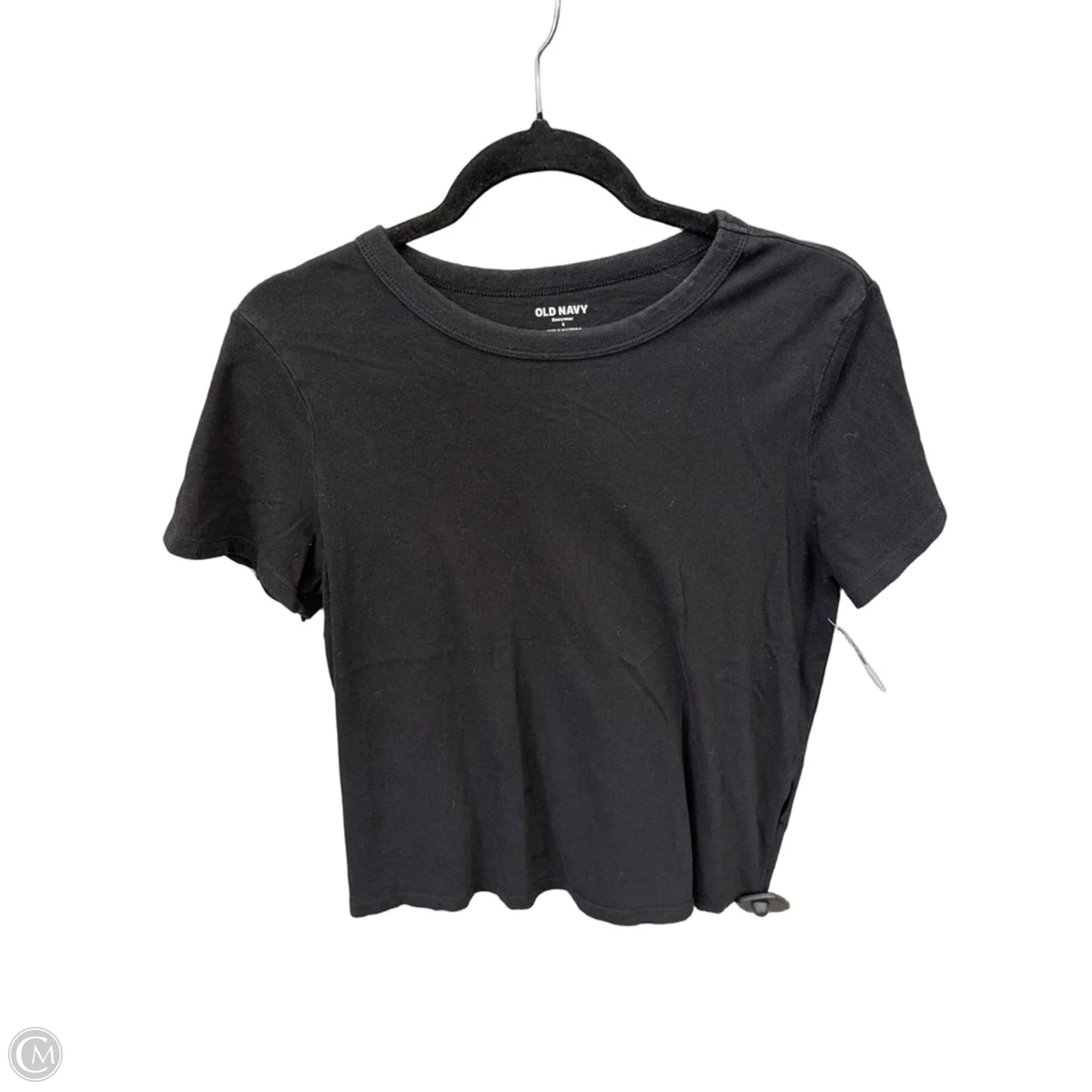 Top Short Sleeve Basic By Old Navy In Black, Size: S