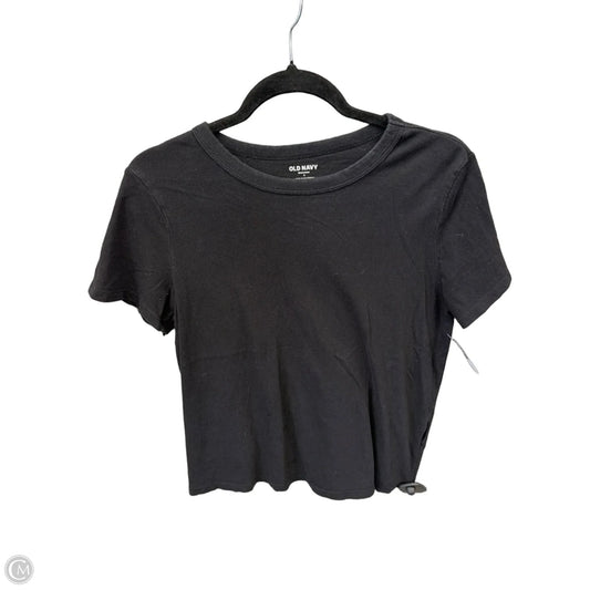 Top Short Sleeve Basic By Old Navy In Black, Size: S